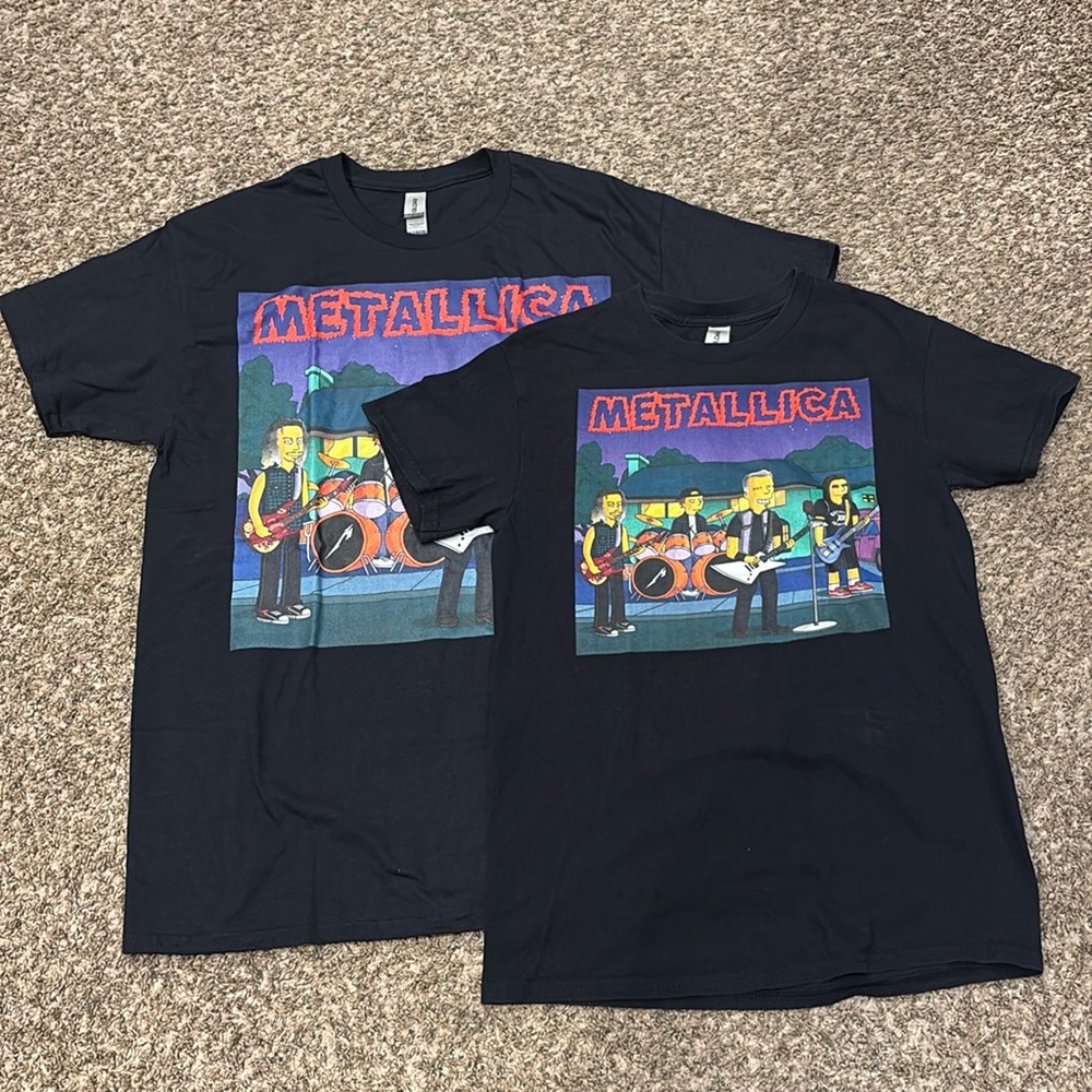2 Metallica Simpson T-shirts